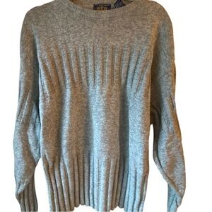 OTB, Light Gray, Cotton Sweater, size Large.  Pre-owned.